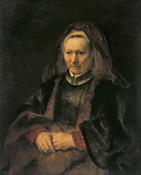 Porträt einer älteren Frau, ca. 1650